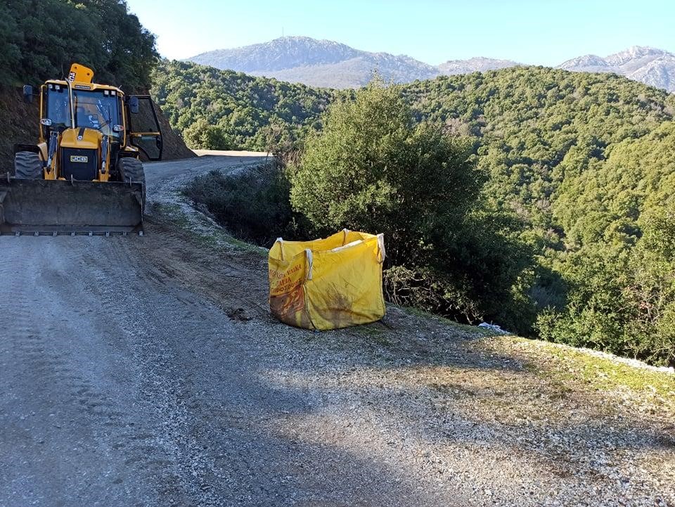 Καθαρισμός από σκουπίδια και απόβλητα του δημοτικού δάσους 